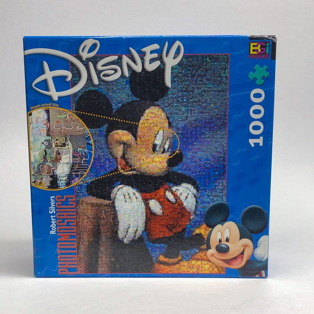 Disney Mickey Mouse Photomosaics 1000 Piece Jigsaw Puzzle by Buffalo Games
